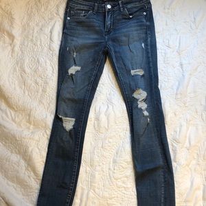 Abercrombie and Fitch ripped jeans